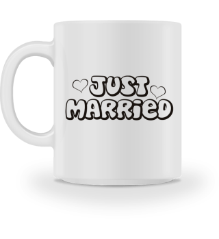 JUST MARRIED - Name schwarz