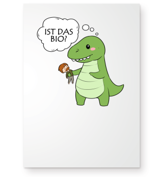 Niedlicher Bio T-Rex Dinosaurier T Shirt