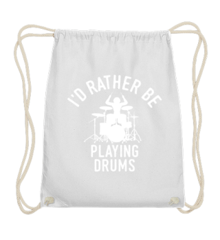 Playing Drums Drummer Drumsticks Band Member Cool Funny Comic Image Quote Gift Shirt