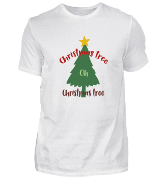 Christmas Tree T-Shirt XMAS Tee clothing