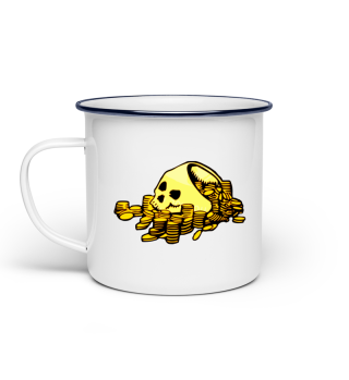 Skull with Gold