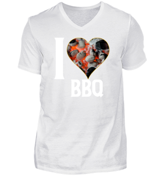 I love BBQ - Barbecue T-Shirt for Grillm