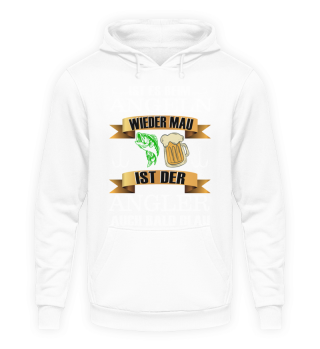 Lustiges Angler Shirt Angeln und Bier für Fischer