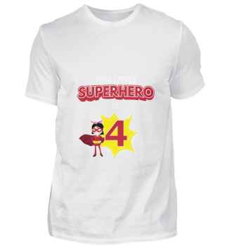4. Geburtstag Superheld Comic Kinder