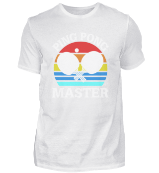 Retro PING PONG Master Cool Table Tennis