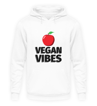 Vegan Vibes Apfel - Illustration
