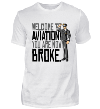Welcome To Aviation Pilot Geschenkidee