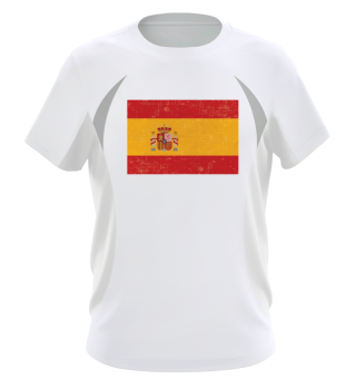 Old scuffed Spain flag gift idea
