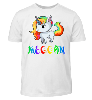 Meggan Unicorn Kids T-Shirt