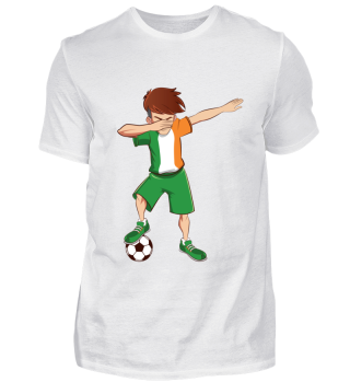 Dabbing Irland Fussballer T-Shirt