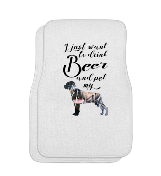 Drink Beer and Pet my Rottweiler Shirt
