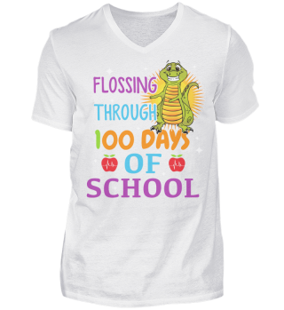 FLOSSING THROUGH SCHOOL T-SHIRT