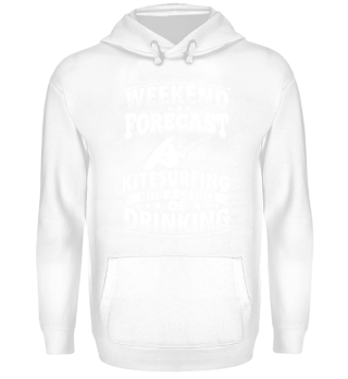 Funny Kitsurfing Shirt Weekend Forecast
