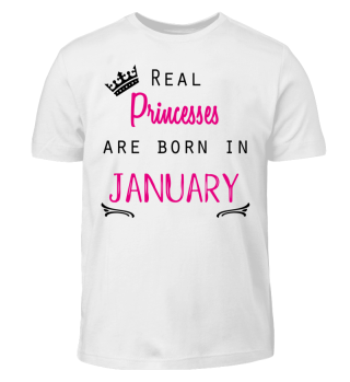 January Shirt funny Princess Mother Gift