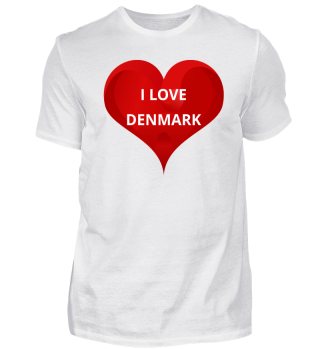 I Love Denmark Geschenk Geschenkidee