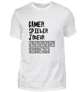 Gamer, Spieler Joueur Shirt