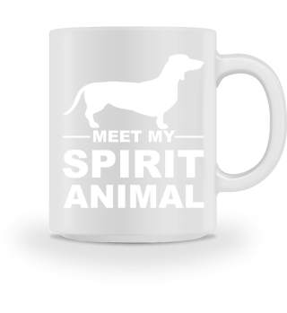Meet my spirit animal - dachshund white
