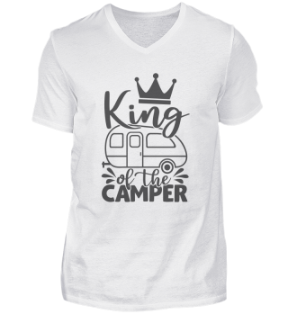 King Of The Camper Funny Quote Camping Saying