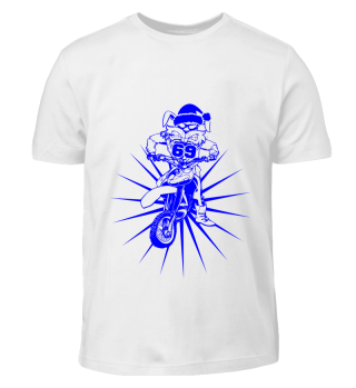 GIFT-ANGRY RAT MOTORCYCLE BLUE