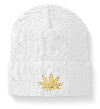 Cannabis Blatt Cappy - Hanf Design Weed 420