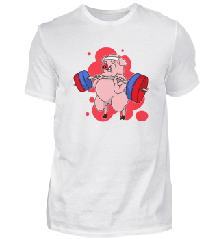 Schwein Süß Kreuzheben Gewichtheben