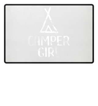 Camper girl Zelt