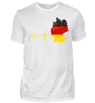 Heartbeat Germany silhouette gift