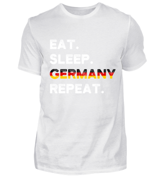 Eat Sleep Germany Repeat German Souvenir