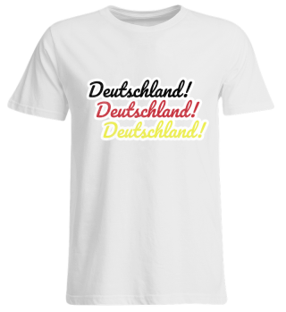 Deutschland Fan Fussball T-Shirt