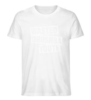 Wasted Drushba Youth Premium Organic Shirt Black