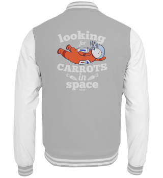 Bunny carrots outer space astronaut