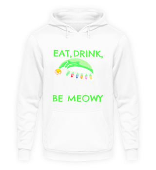 Eat Drink Be Meowy Christmas Cat