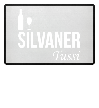 Silvaner Tussi Wein Fussmatte Geschenk