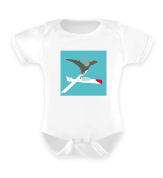Dinosaur Pulls Plane Gift Idea Fun Shirt