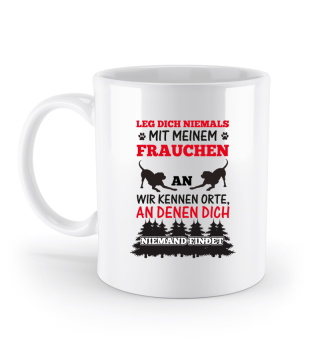 Mein Frauchen | Frauen Tasse | Hundebesitzerin | Spruch - Kaffeetasse / Geschenk