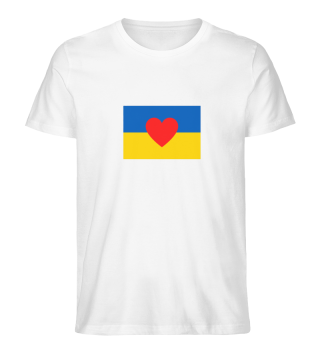 Stand with Ukraine organis T-Shirt