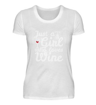 Wein liebendes Mädchen