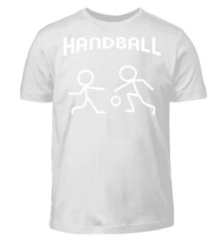 Strichmännchen - Handball Spieler