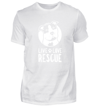Live Love Rescue Pitbull Rescue Cute Dog