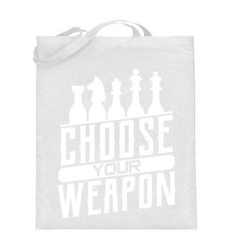 Choose Your Weapon Chess Gift 