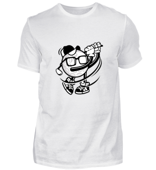 Golfer Comic Hip Hop T-Shirt
