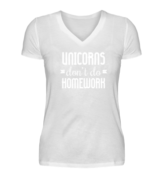Unicorns don't do Homework