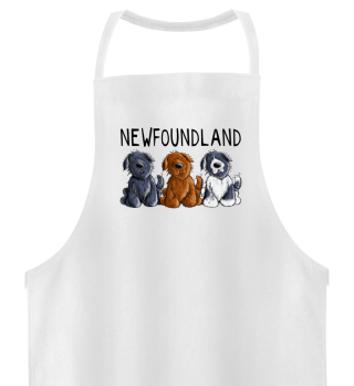 Three Newfoundland Dogs