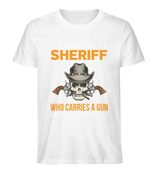 Sheriff with revolver badge sheriff star