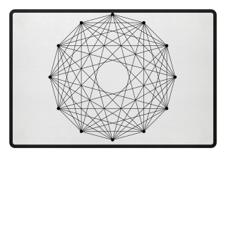 Polyeder Geometry Present Art Design Black