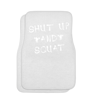 shut up and squat weightlifter gift idea