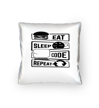 Eat Sleep Code Repeat - Programmer Nerd 