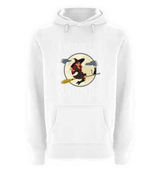 Funny Halloween Witch Design Drink Up Halloween Witches