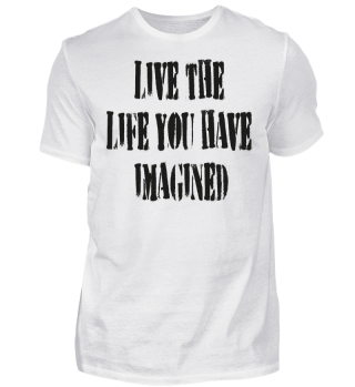 Live the life you have imagined