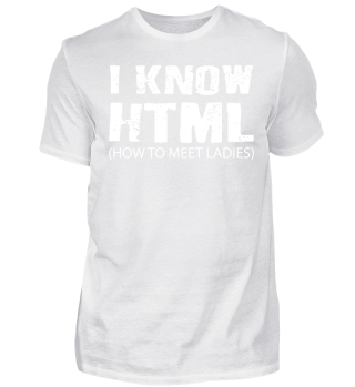 Geschenk lustig I Know HTML